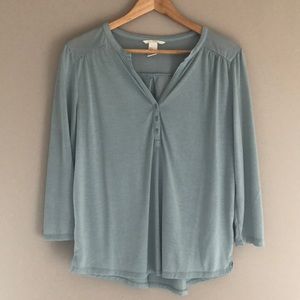 H&M Light Blue Top